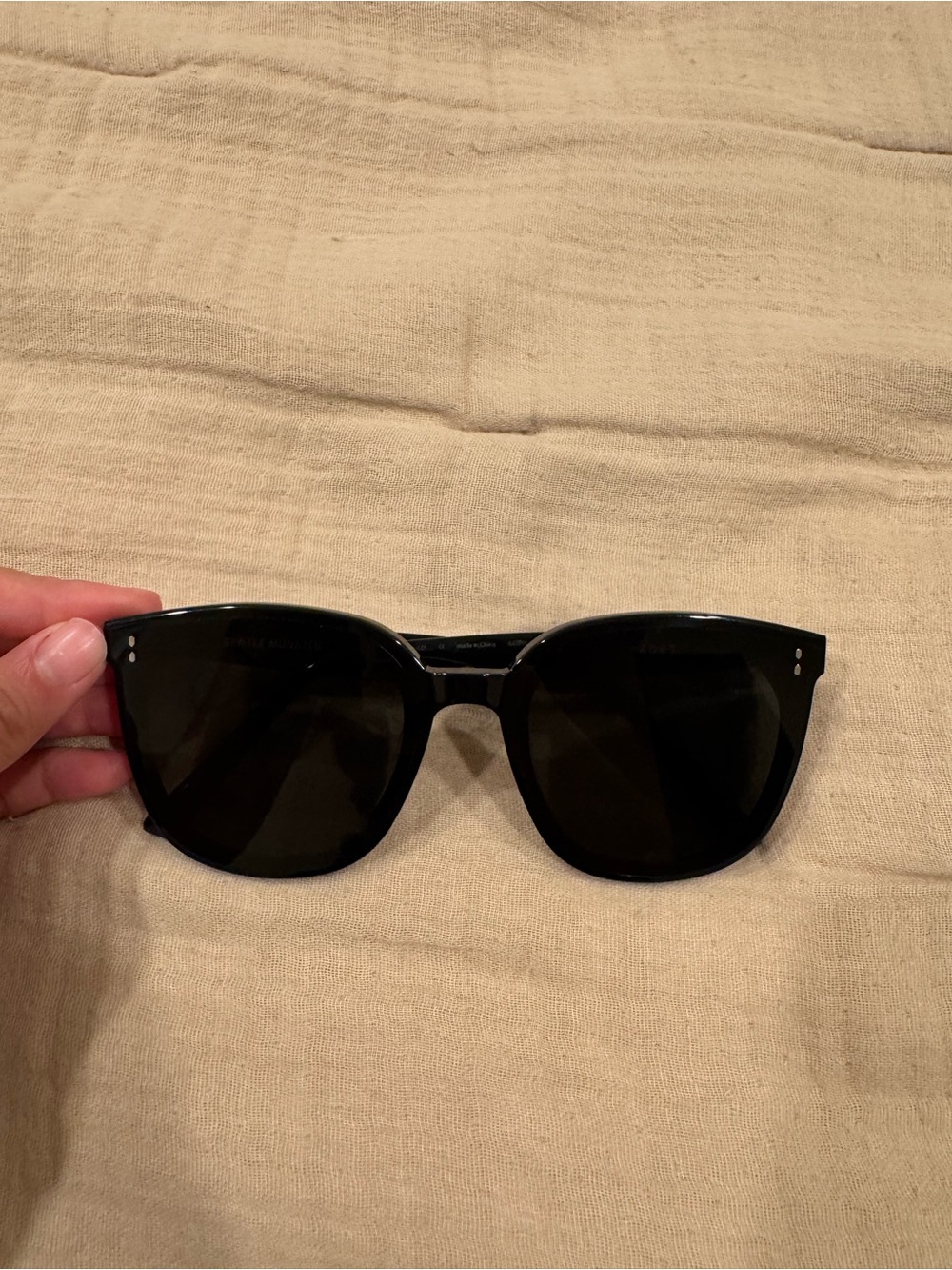 GENTLE MONSTER Black Rosy Sunglasses